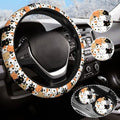 Cat Steering Wheel Cover for Women Men by Olemier