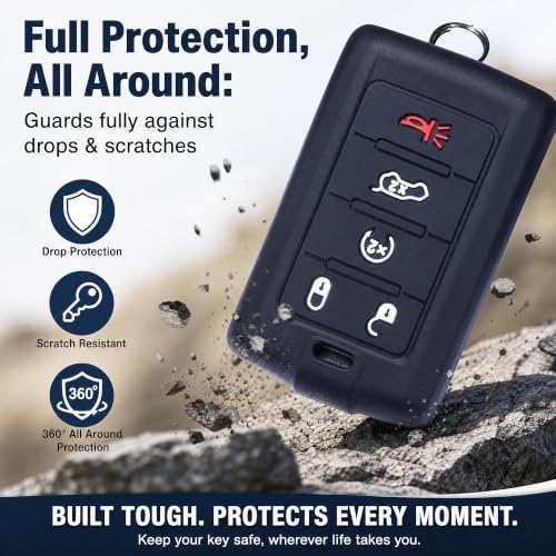 Key Fob Cover Fits Jeep Grand Cherokee 5-Seater 2022-2026 Wagoneer - Image 5