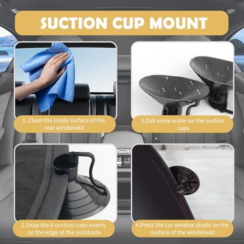39.3"x19.7" Back Window Sun Shades - Image 6