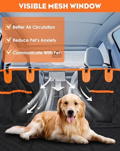 Back Seat Extender for Dogs- Dog Car Seat Cover for Back Seat Bed for Car - Image 5