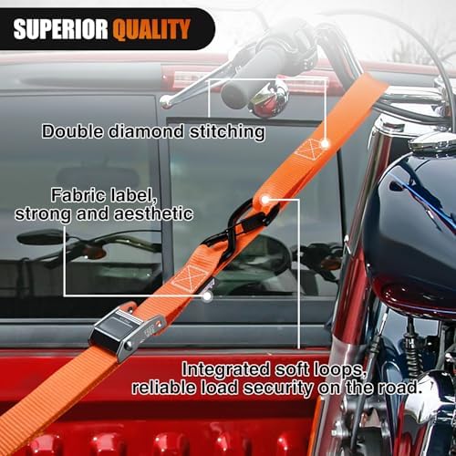 Nilight Motorcycle Tie Down Straps 1.5”×8’ - Image 5