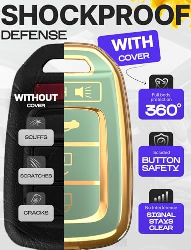 Lucrum Compatible with Honda Key Fob Cover & Keychain - Image 4