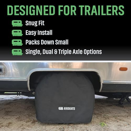 Single-Axle RV Tire Covers for Trailers, Waterproof and UV Resistant, Thick - Image 4