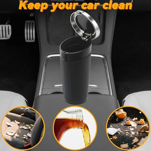 Car Trash Can with Lid, 2 Pack, 180 Trash Bags - Image 3