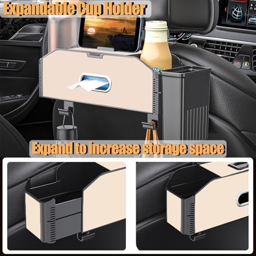 Back Seat Car Organizer, 5 in 1 Multifunctional Car Back Seat Storage Box - Image 3