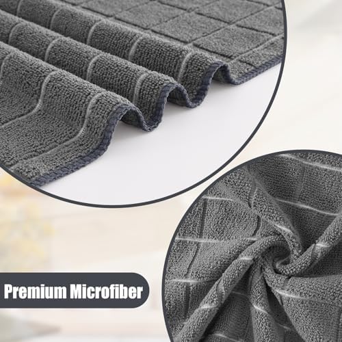 Homaxy Microfiber Kitchen Towels and Dishcloths Sets, 20 Pack - Image 2