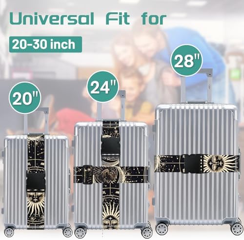 Slohif Luggage Straps for Suitcases Travel Belt Accessories Luggage Connector - Image 3