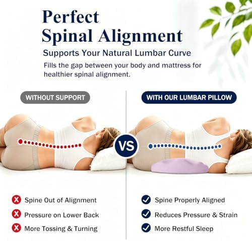 Fledano Lumbar Support Pillow for Bed – Floor Pillows & Cushions - Image 4