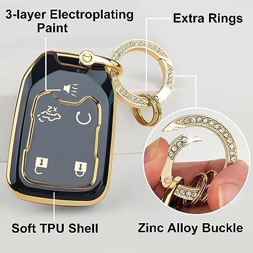 OLLEN 5-Button TPU Key Fob Cover, Fit - Image 5