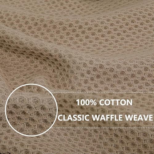 Homaxy 100% Cotton Waffle Weave Kitchen Dish Cloths 24-Pack - Image 2