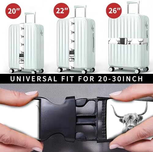 Luggage Straps for Suitcases, Heavy Duty Travel Belt - Image 4