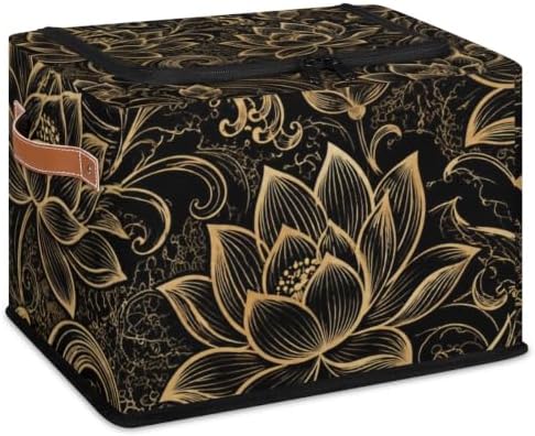 Storage Bins With Zipper Lid, Collapsible Trunk Organizer, Car Organizers and by YLYNIU