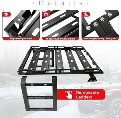 KUAFU Roof Rack w/2 ladders 330LBS Compatible - Image 3
