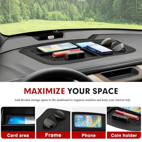 Autorder Dashboard Mat for 2011-2018 Dodge Ram 1500 2500 3500 Accessories - Image 3