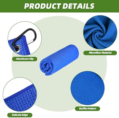 Mile High Life Microfiber Golf Towel 3 Pack Waffle - Image 2