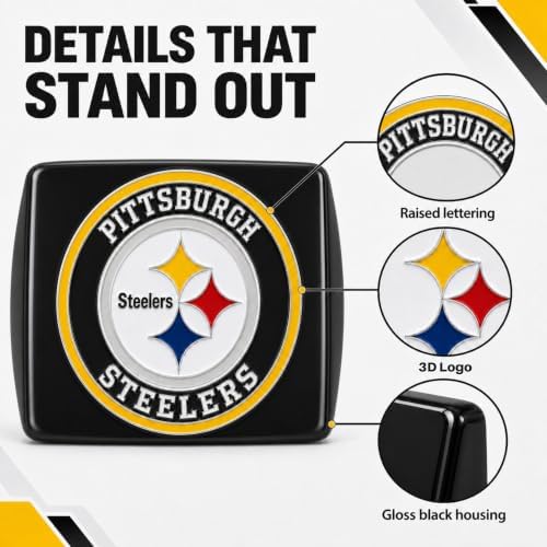 Pittsburgh Steelers Trailer Hitch Cover - Image 4