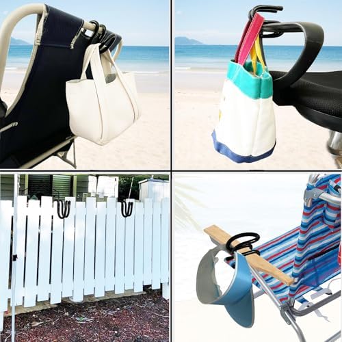 Pmsanzay Portable Beach Umbrella Hanging Hook, Adjustable Travel Hanger Hook - Image 5
