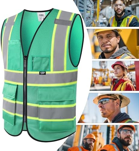 JKSafety Safety Vest for men women Hi Vis Vest - Image 6