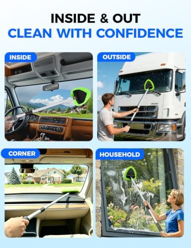 XINDELL Interior Windshield Cleaner Tool – Car Interior Window Cleaning Kit - Image 6