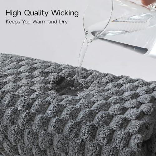 REDKISS 4 Pack Charcoal Gray Bath Towels - Image 7