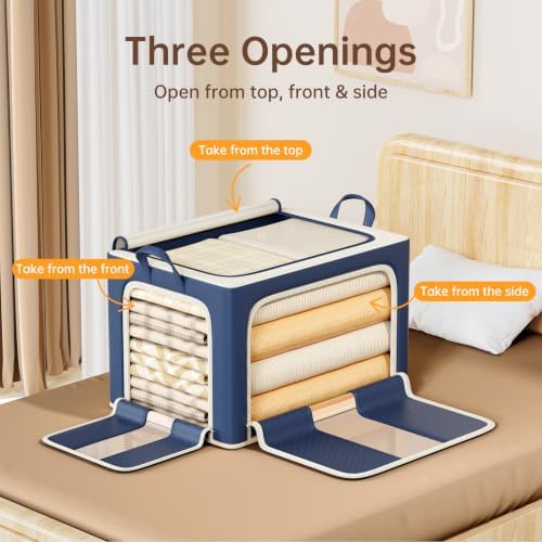 Clothes Storage Bins, 3 Openings - Image 3