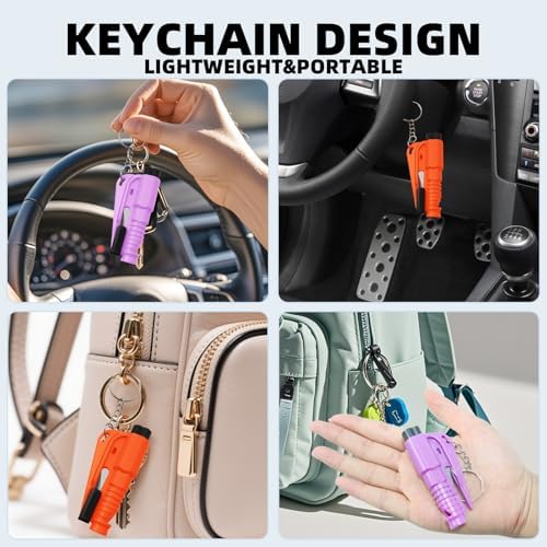 24 Pcs Car Window Breaker Key Chains - Image 6