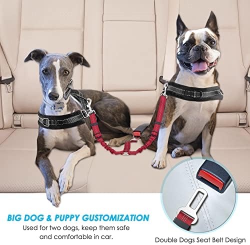 SlowTon Double Dog Seat Belt for Car - Image 2