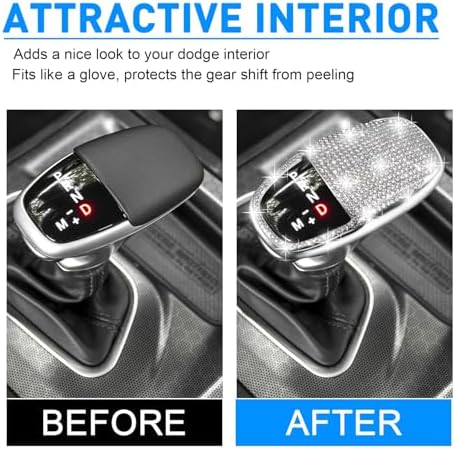 Gear Shift Knob Head Cover Bling Trim - Image 5
