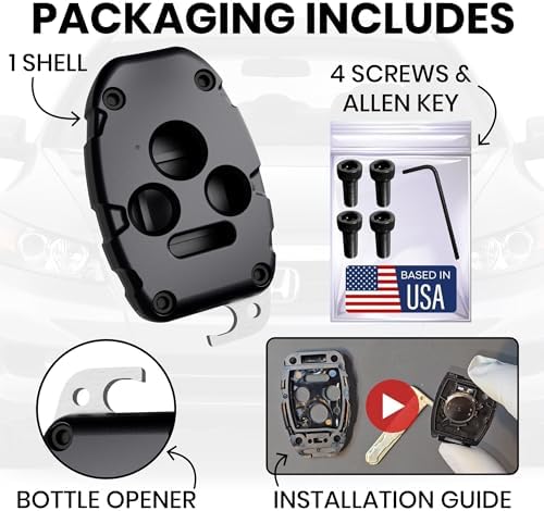 Key Fob Shell Case for Honda Accord 2003-2012, Civic EX 2006-2013, Pilot - Image 5