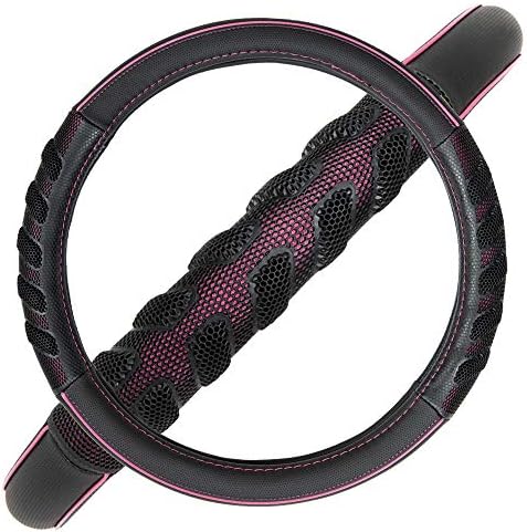 Flying Banner car Steering Wheel Cover Faux Leather Massage Universal fit 3D - Image 3