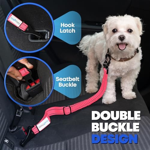 Dog Seat Belt for Car 3-in-1 Adjustable Safety Seatbelt for Dogs in Car – - Image 6