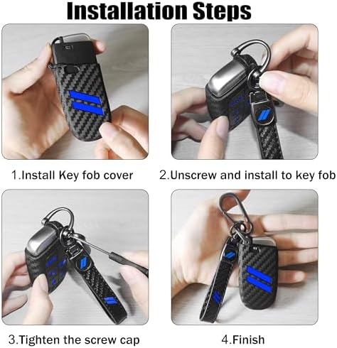 YOSRTER Key Fob Cover with Keychain - Image 6
