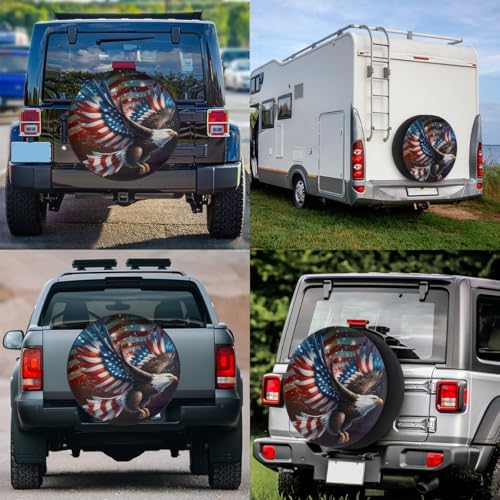 Eagle Spare Tire Cover 16in Spare Wheel Covers Tire Storage Cover - Image 6