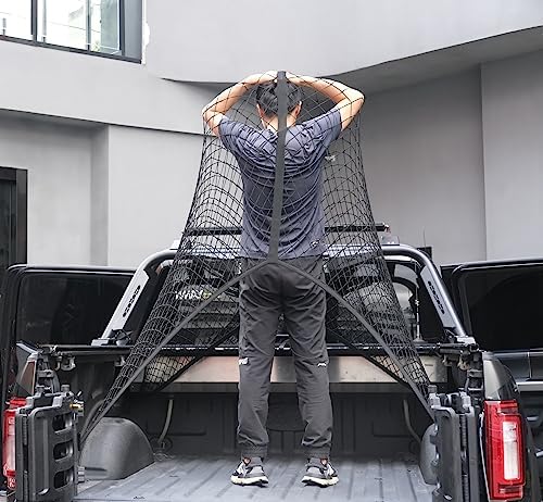 Highly Elastic Cargo Net, Simple Truck Bed Cargo Mesh Organizer, Suitable - Image 2