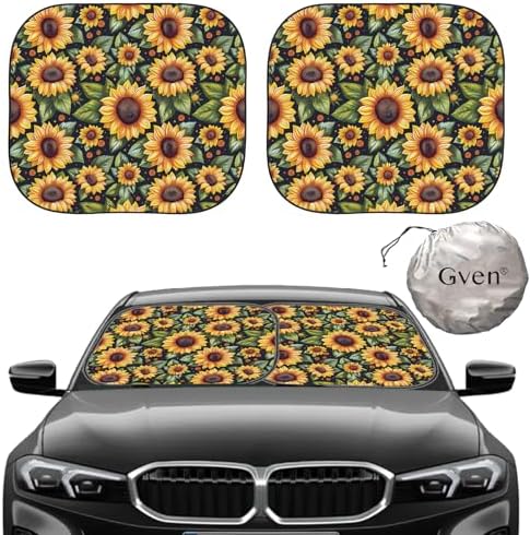Gven Windshield Sun Shade 2pcs by Gven