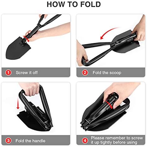 Folding Shovel, Collapsible Shovel - Image 4