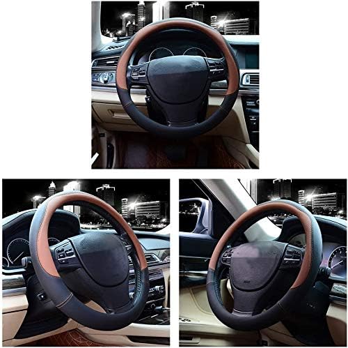 Valleycomfy Microfiber Leather Steering Wheel Cover Large-Size - Image 5
