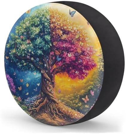 Tree of Life Spare Tire Cover Dust-Proof Wheel Protector - Image 2