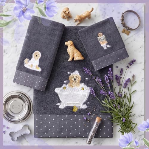Peryiter 3 Pack Golden Retriever Decorative Bath Towel Set - Image 5