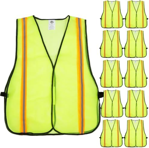 Dazonity High Visibility Reflective Safety Vest, Durable Mesh, High Visibility by DazonitySafetyInc
