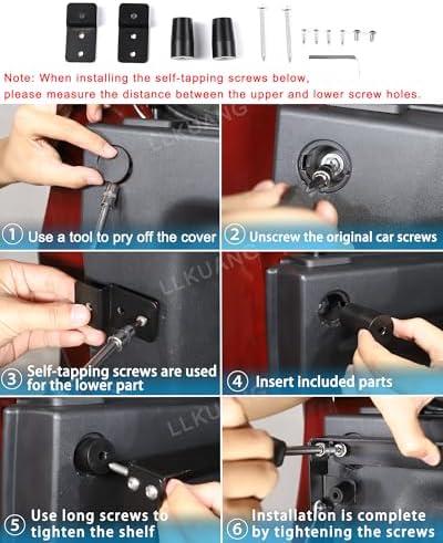 Car Trunk Rear Door Foldable Table Cargo Shelf Storage Tailgate Table - Image 7
