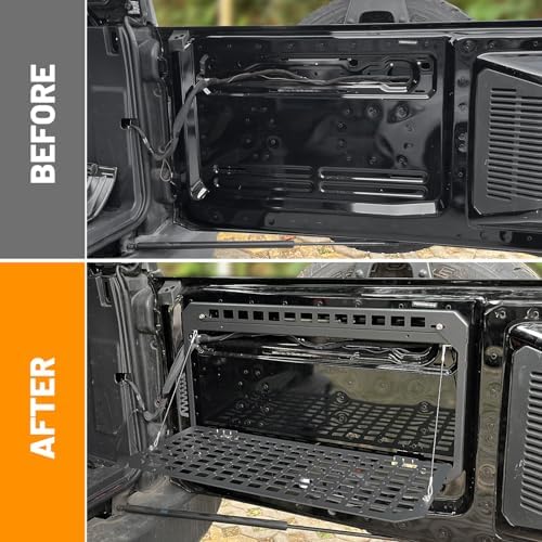MAIKER OFF ROAD Tailgate Table Rear Foldable Cargo Shelf Aluminum Alloy Storage - Image 2