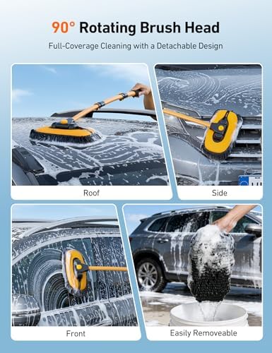 AstroAI 15°Curved Car Wash Brush - Image 6