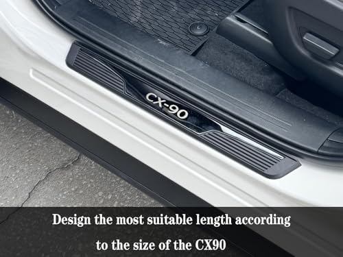 Door Sill Protector Trim Guard for Mazda CX-90 2026 2024 2025, Auto Interior - Image 5