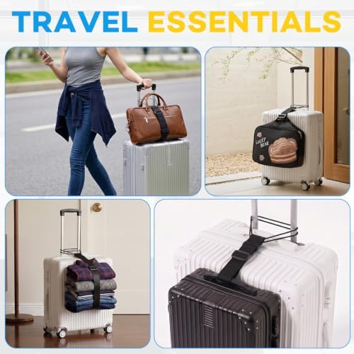 2 Pack Adjustable Multi Use Luggage Connector Straps - Image 4