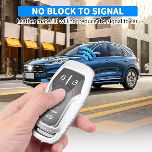 QBUC for Ford Key fob Cover, 4/5 Buttons Smart Key - Image 4