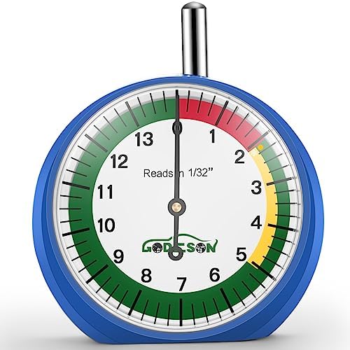 GODESON Tire Tread Depth Gauge, Dial Type Professional by GODESON