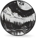 Rv Spare Tire Cover Wheel Mountain Forest Moon Tire Covers Wheel Protectors by FengQuGou