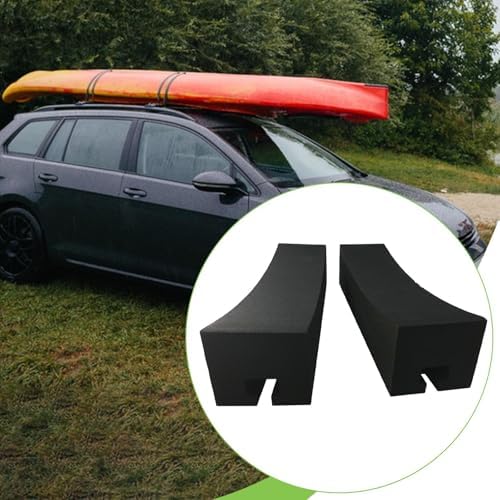 2 Pieces Car Top Kayak Carrier Kit Roof Rack Pads Soft Racks Deluxe Carrier EVA - Image 5