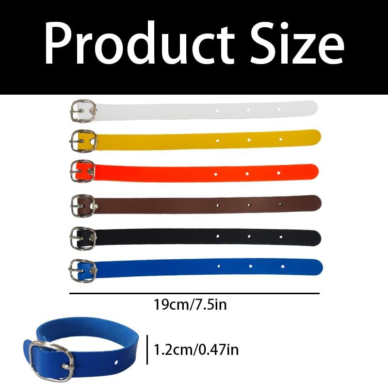 12PCS Pu Leather Luggage Tag Straps - Image 2